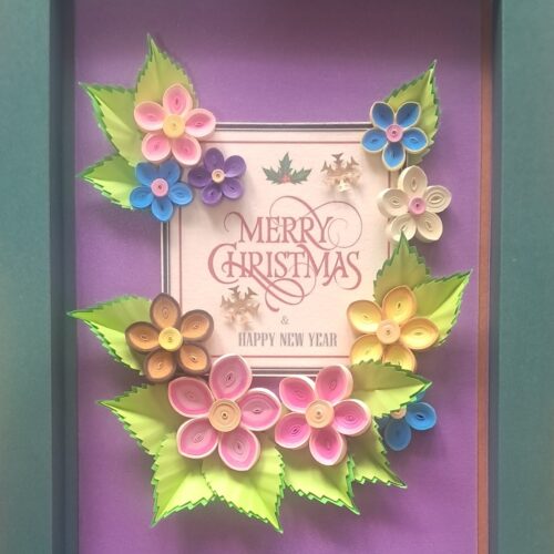 Paper Quilling Christmas & New Year Card